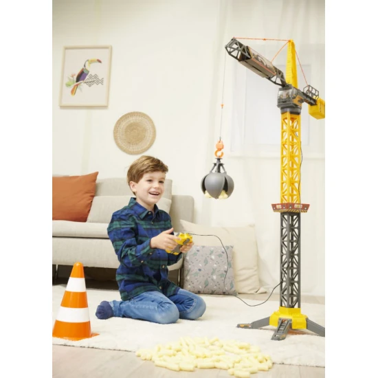 Kran Mighty Crane 110 cm mit Kabelsteuerung – Dickie Toys D3729022