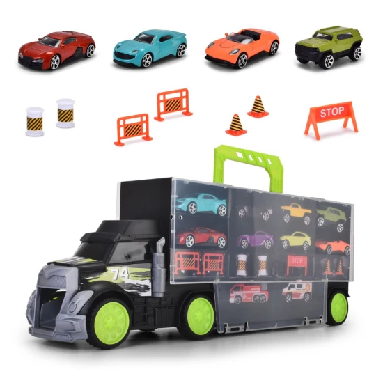 Autotransporter-Koffer mit Zubehör – Dickie Toys D3747007