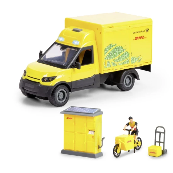 DHL Lieferservice-Set 25 cm – Dickie Toys D3747020