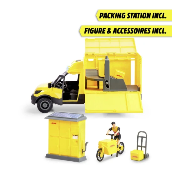 DHL Lieferservice-Set 25 cm – Dickie Toys D3747020