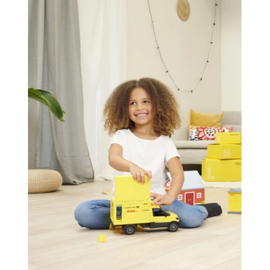 DHL Lieferservice-Set 25 cm – Dickie Toys D3747020