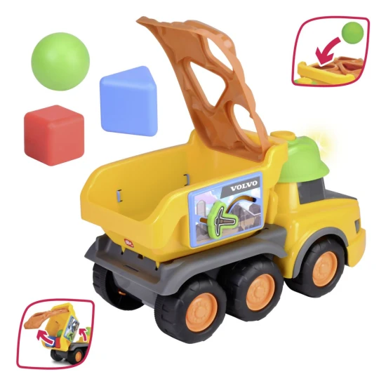 Kipper Harry Hauler 30 cm mit Licht und Sound Kipper Harry Hauler 30 cm mit Licht und Sound – Dickie Toys D4115008