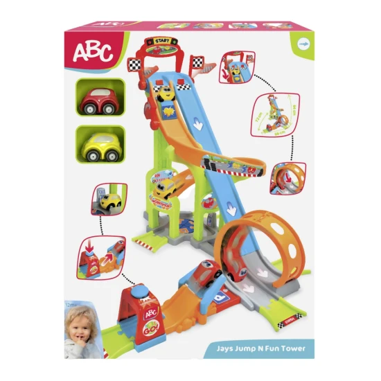 ABC Mega Jump Rennbahn ABC Mega Jump Rennbahn – Dickie Toys D4117002