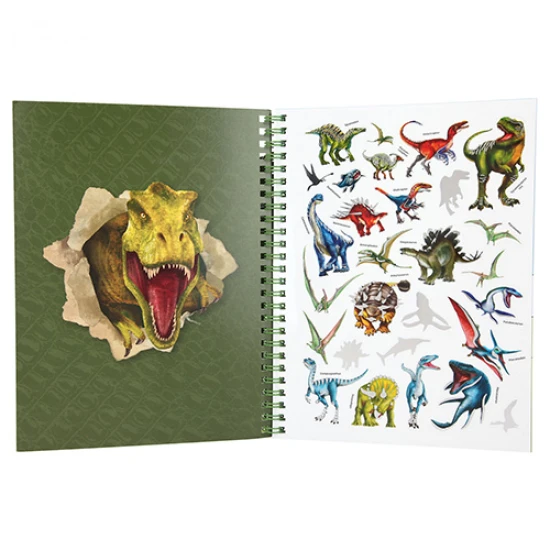 Dino World Malbuch mit Buntstiften Dinosaurier Depesche