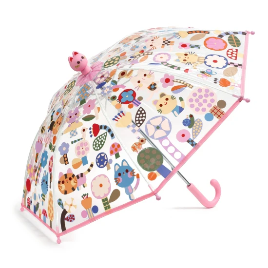 Djeco Kinderschirm Katze Größe S Djeco Kinderschirm Katze Größe S