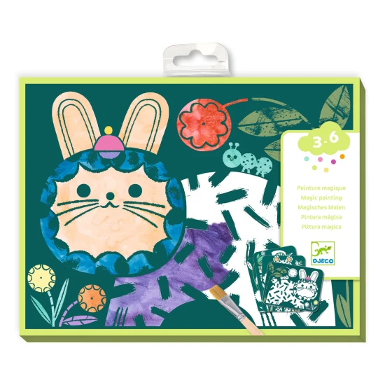 Djeco Malen mit Wasser Angezogene Tiere DJ00094