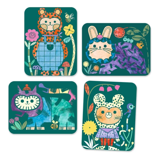 Djeco Malen mit Wasser Angezogene Tiere DJ00094