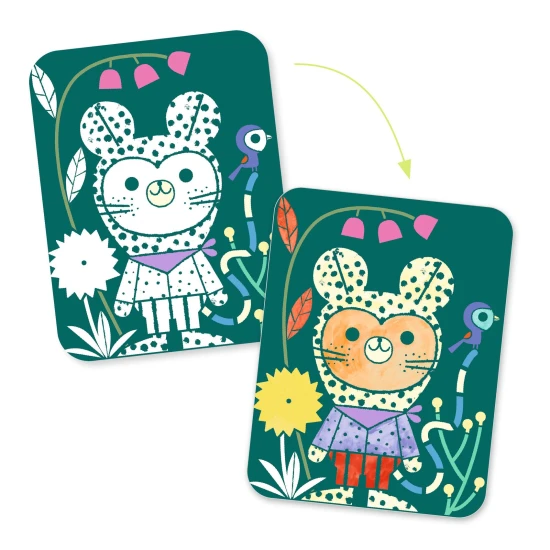 Djeco Malen mit Wasser Angezogene Tiere DJ00094