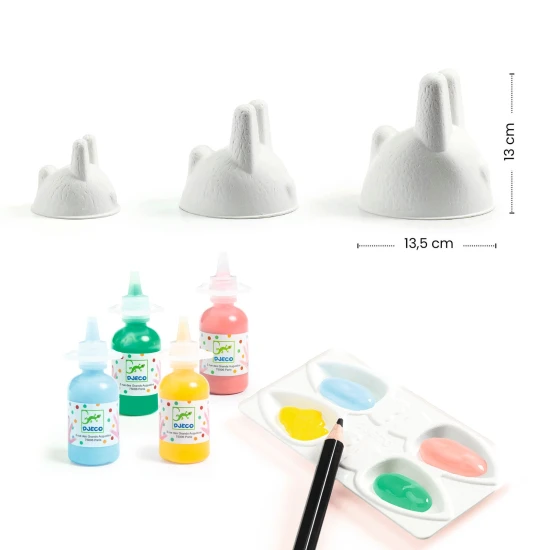 Djeco Fingermalen Hasen-Trio DJ00962