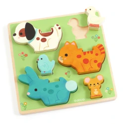 Holzpuzzle Tierfreunde