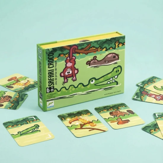DJECO Safari Croco – ein Risikokartenspiel für Kinder und Familien