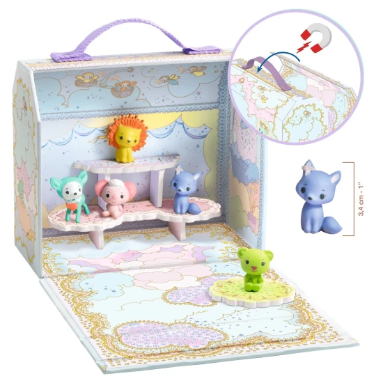 Djeco Tinyly Mini-Kofferhaus Tinypets Djeco Tinyly Mini-Kofferhaus Tinypets