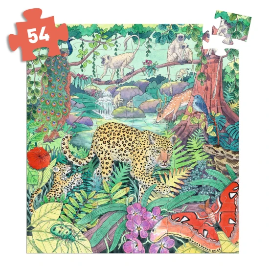 Djeco Puzzle Indischer Dschungel 54 Teile Djeco Puzzle Indischer Dschungel 54 Teile