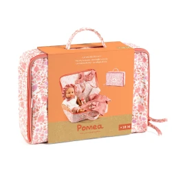 Pomea Puppe Lily mit Koffer