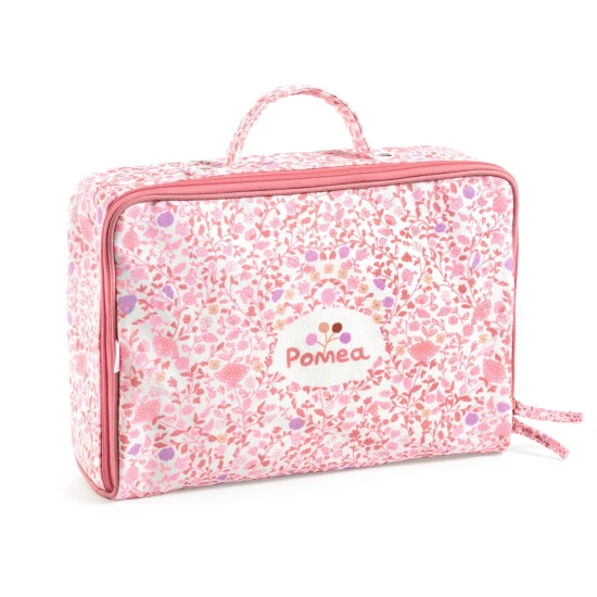 Djeco Pomea Puppe Lily mit Koffer DJ07859