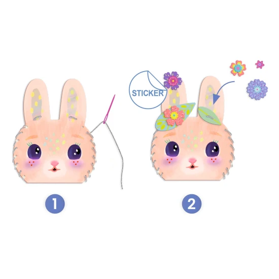 Djeco Kreativset Nähset Handtasche Miss Bunny Djeco Kreativset Nähset Handtasche Miss Bunny