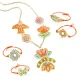 Djeco DIY Mach dein eigenes Schmuck Feder und Lotus DJ79001