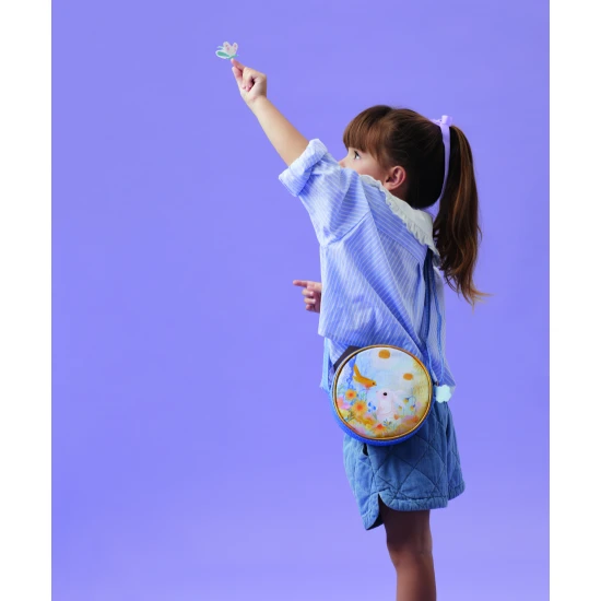 Weiße Hasen-Kreis-Handtasche