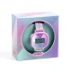 Ticlock Digitalarmbanduhr: Lila Prisma