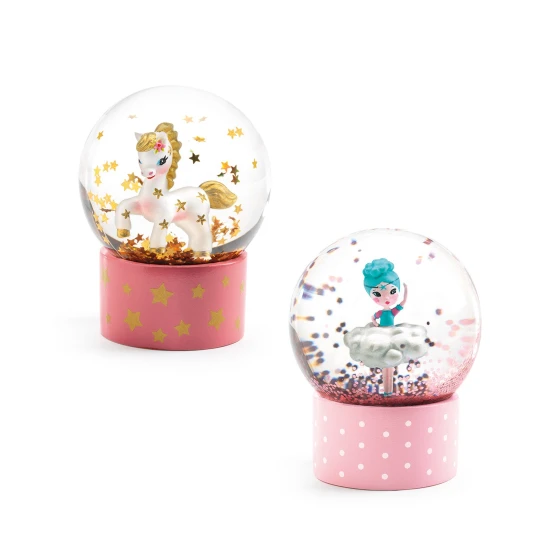 Unzerbrechliche Mini-Schneekugel Schönheit