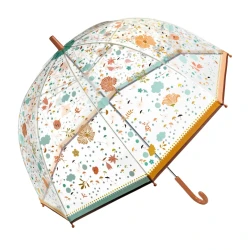 Damen-Regenschirm mit Blumenmuster, Größe L