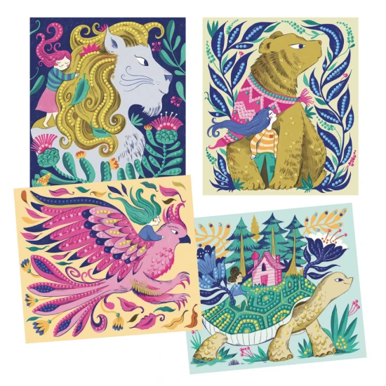 Diamantmosaik Mythische Kreaturen