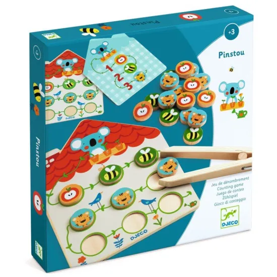 Zählen mit Pinzette Spiel