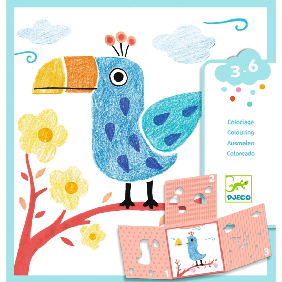 Zeichnung nach der Vorlage „Tiere“