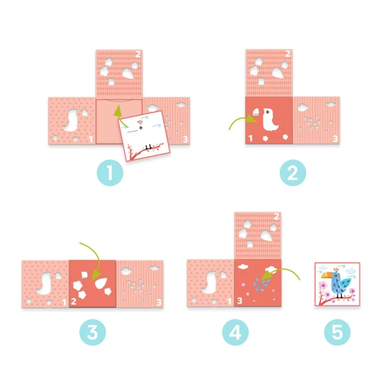 Zeichnung nach der Vorlage „Tiere“