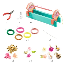 DIY Mach es selbst Makramee-Armbänder Pink