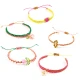 DIY Mach es selbst Makramee-Armbänder Pink