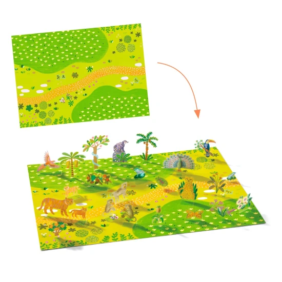 Abnehmbare Tieraufkleber