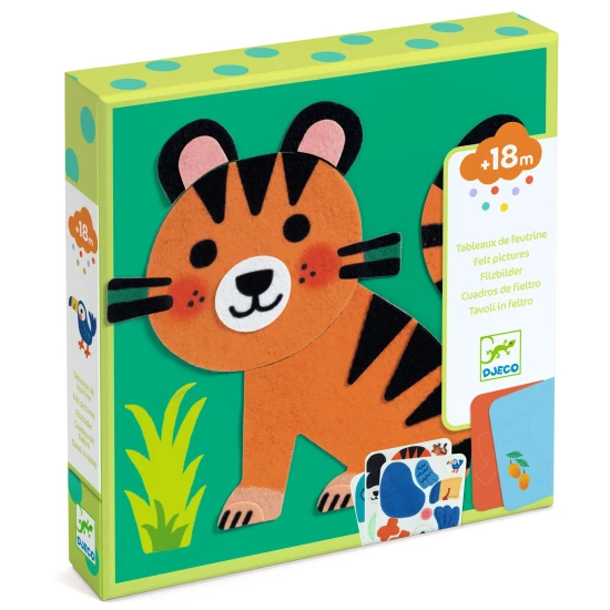 Filzbilder, weiche Tiere