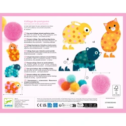 Pompon-Collagen, gepunktete Tiere