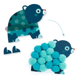 Pompon-Collagen, gepunktete Tiere