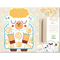 Magisches Ausmalen mit Buntstiften Haustiere