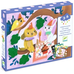 Schaumcollagen Glitzernde Feiern