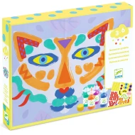 Symmetrisches Gemälde Große Tiere