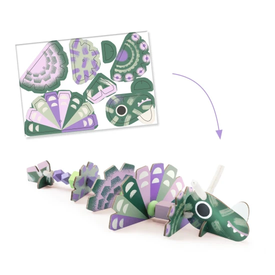 Dinosaurier einfädeln