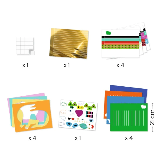 Papierbasteln: Vorwärts- und Rückwärtsweben