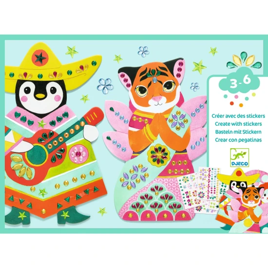 Gestaltung mit glitzernden Steinen