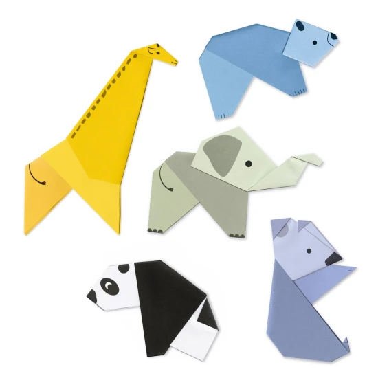 Erstes Origami – 1, 2, 3… gefaltet!