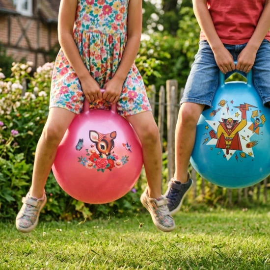 Fiona lässt den Ball hüpfen