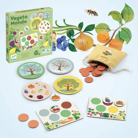 Loto Vegeto Mondo Spiel Djeco 