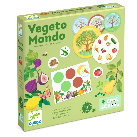 Loto Vegeto Mondo Spiel Djeco 