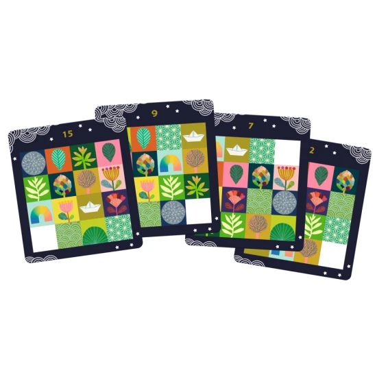 SOLOGIC Taquin Logikpuzzle von Djeco – 15-teiliges Holzschiebepuzzle zur Entwicklung von Logik und Konzentration.