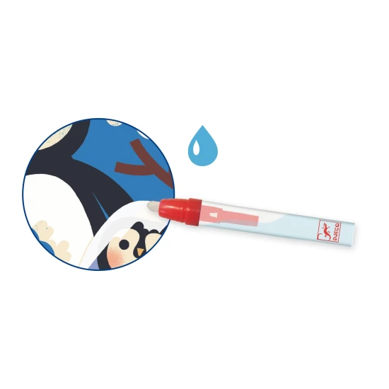 Magische Wasserfarben: Tiere und Babys