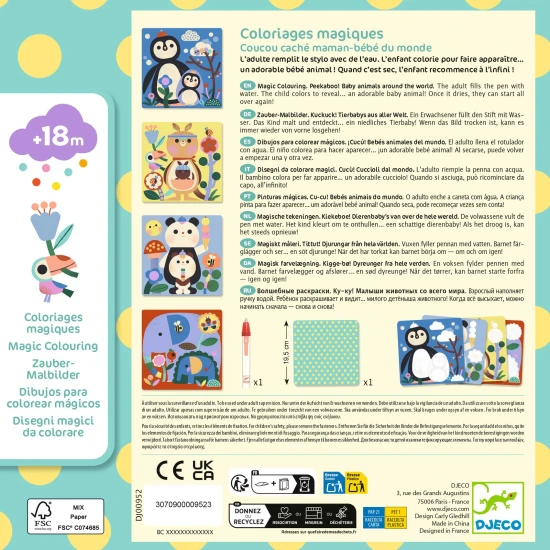 Magische Wasserfarben: Tiere und Babys