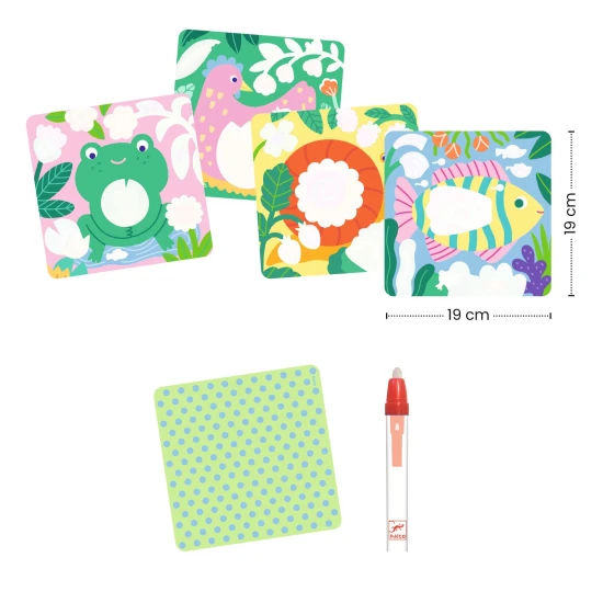 Magisches Aquarell: Mama und Baby