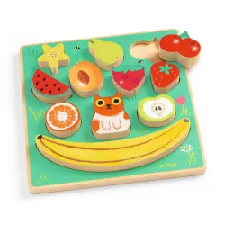 Holzpuzzle und Balancespiel Fruit